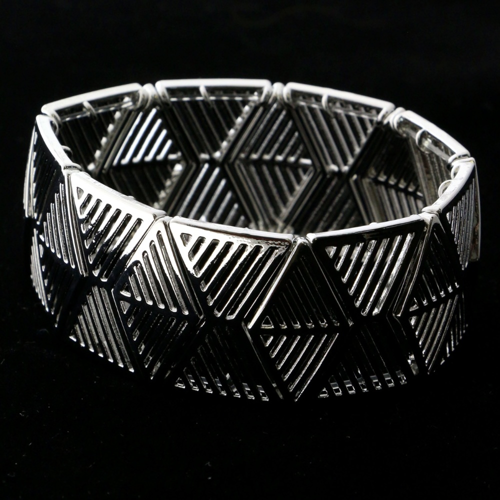 Express Fashion-Bracelet Silver-Tone NWT - Picture 5 of 5